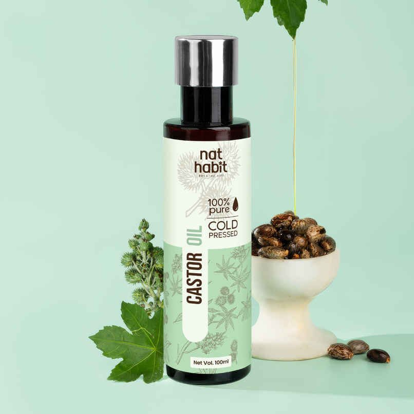 Nat Habit Cold Pressed Castor Oil For Skin & Hair Care Nat Habit Cold Pressed Castor Oil For Skin & Hair Care