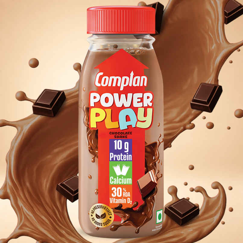 Complan Powerplay Protein Milkshake Chocolate Flavour