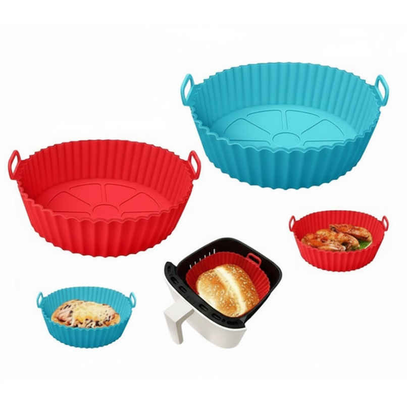 ReeQ Reusable Silicone Air Fryer Pan Round