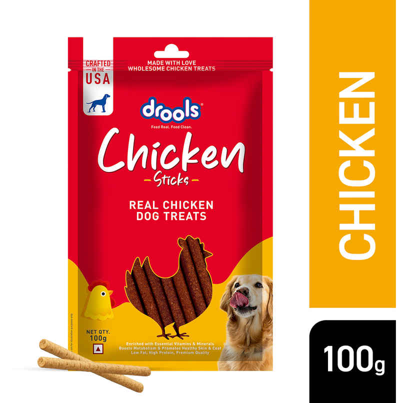 Drools Real Chicken Flavor Dog Treats Sticks