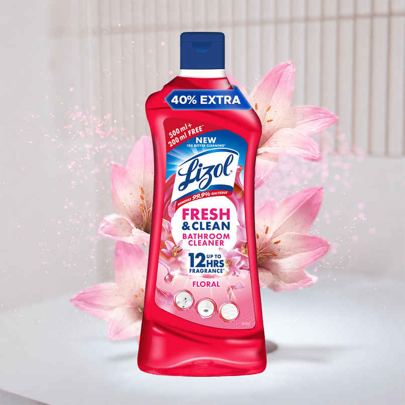 Lizol bathroom cleaner- for Bathrooms & Floors | Floral