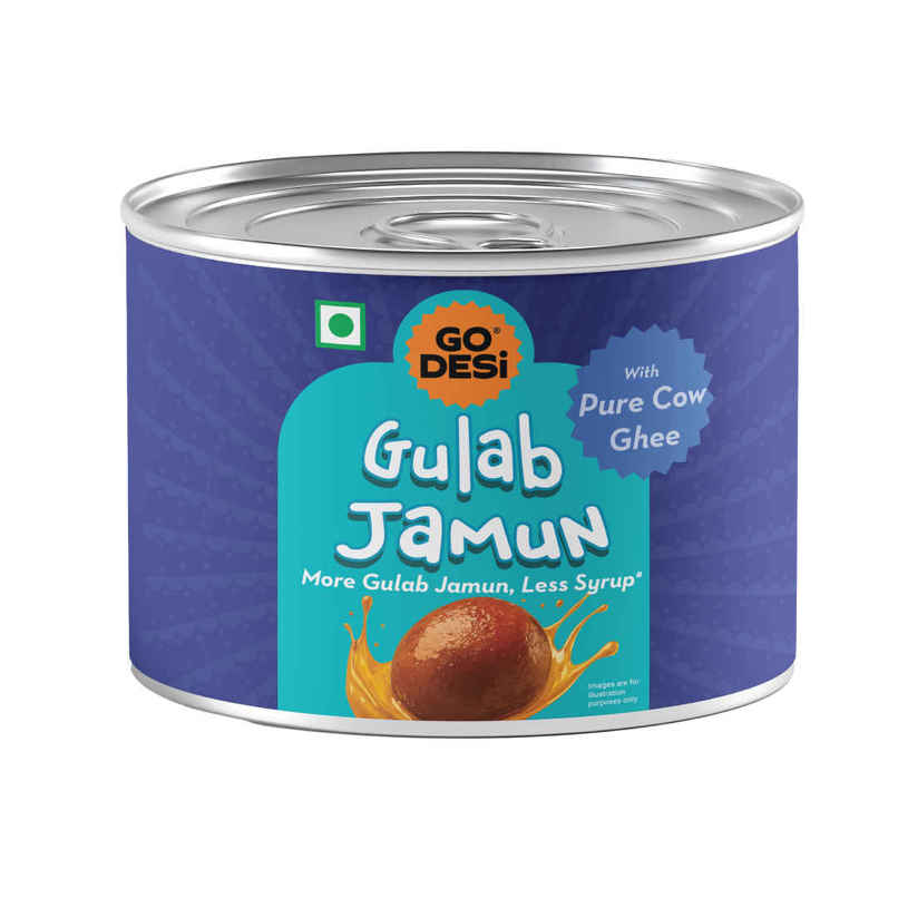 GO DESi Gulab Jamun Mini | With Pure Cow Ghee | Ready to Eat GO DESi Gulab Jamun Mini | With Pure Cow Ghee | Ready to Eat