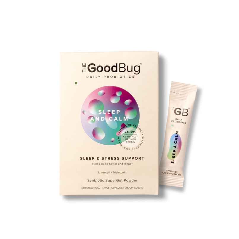 The Good Bug Sleep and Calm Synbiotic SuperGut Powder | Improves Sleep The Good Bug Sleep and Calm Synbiotic SuperGut Powder | Improves Sleep