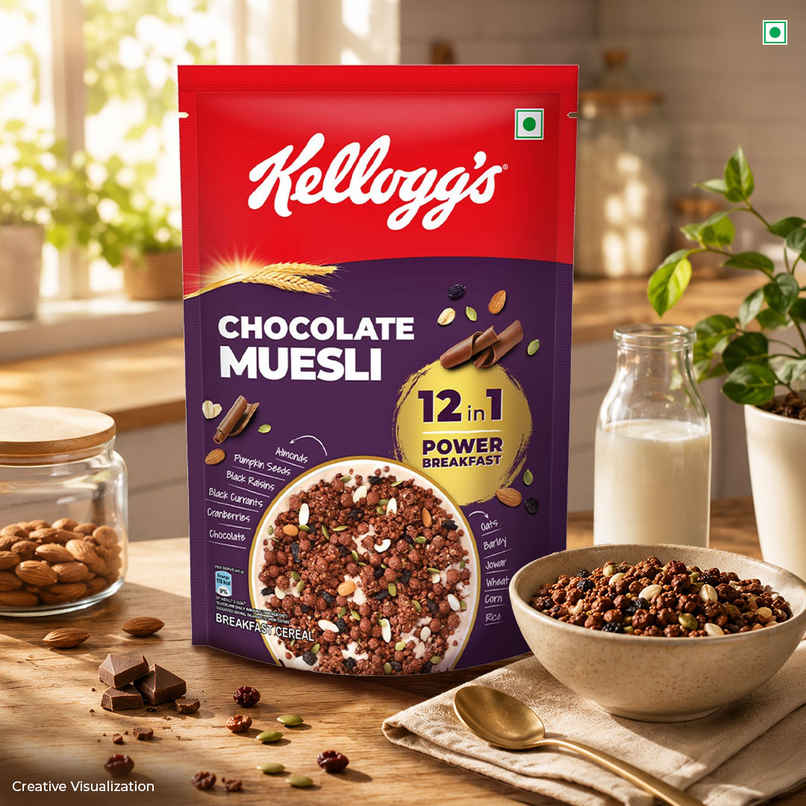 Kellogg's Chocolate Muesli | 12 In 1 Power Breakfast |No Maida No Palm Oil |India's Tastiest Muesli Kellogg's Chocolate Muesli | 12 In 1 Power Breakfast |No Maida No Palm Oil |India's Tastiest Muesli
