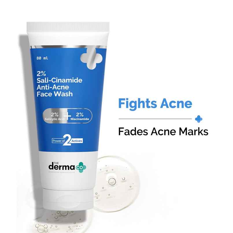The Derma Co Sali-Cinamide Anti-Acne Face Wash with 2% Salicylic Acid & 2% Niacinamide The Derma Co Sali-Cinamide Anti-Acne Face Wash with 2% Salicylic Acid & 2% Niacinamide