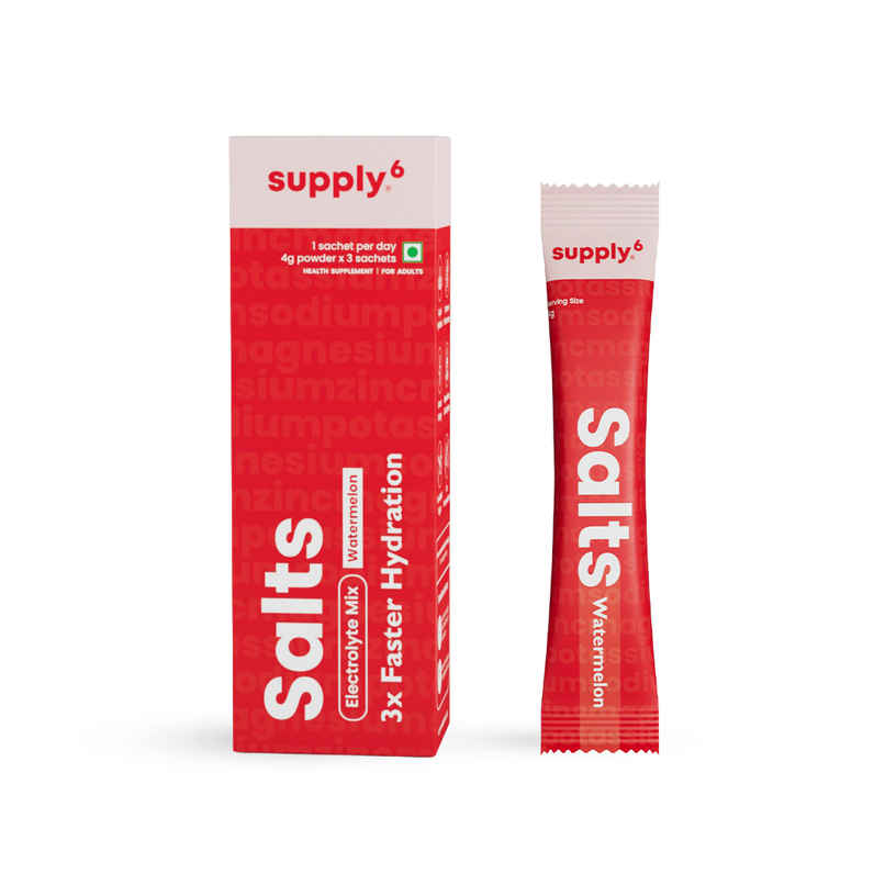 Supply6 Salts | Electrolyte Mix | Sodium, Potassium, Magnesium, Zinc, Fiber | Watermelon Supply6 Salts | Electrolyte Mix | Sodium, Potassium, Magnesium, Zinc, Fiber | Watermelon