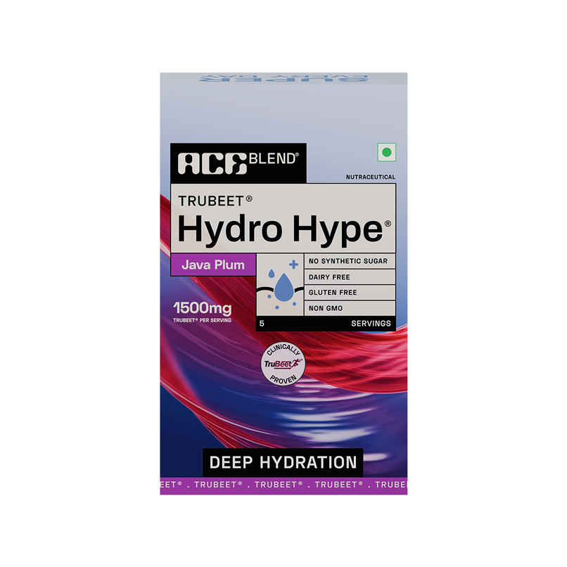 Ace Blend Trubeet Hydro Hype Electrolyte Java Plum | Hydration & Endurance Support Ace Blend Trubeet Hydro Hype Electrolyte Java Plum | Hydration & Endurance Support