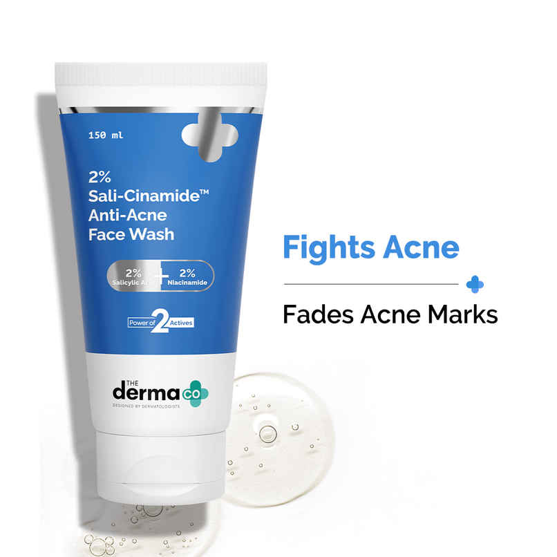The Derma Co Sali-Cinamide Anti-Acne Face Wash with 2% Salicylic Acid & 2% Niacinamide The Derma Co Sali-Cinamide Anti-Acne Face Wash with 2% Salicylic Acid & 2% Niacinamide