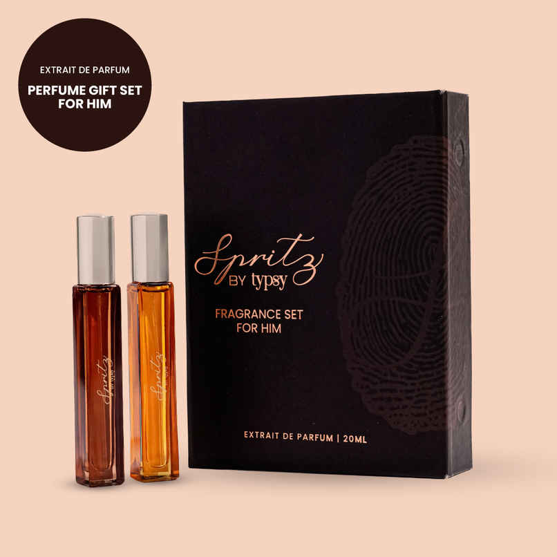 Spritz by Typsy Extrait De Perfume Gift Set for Men Amber & Cafe Noir