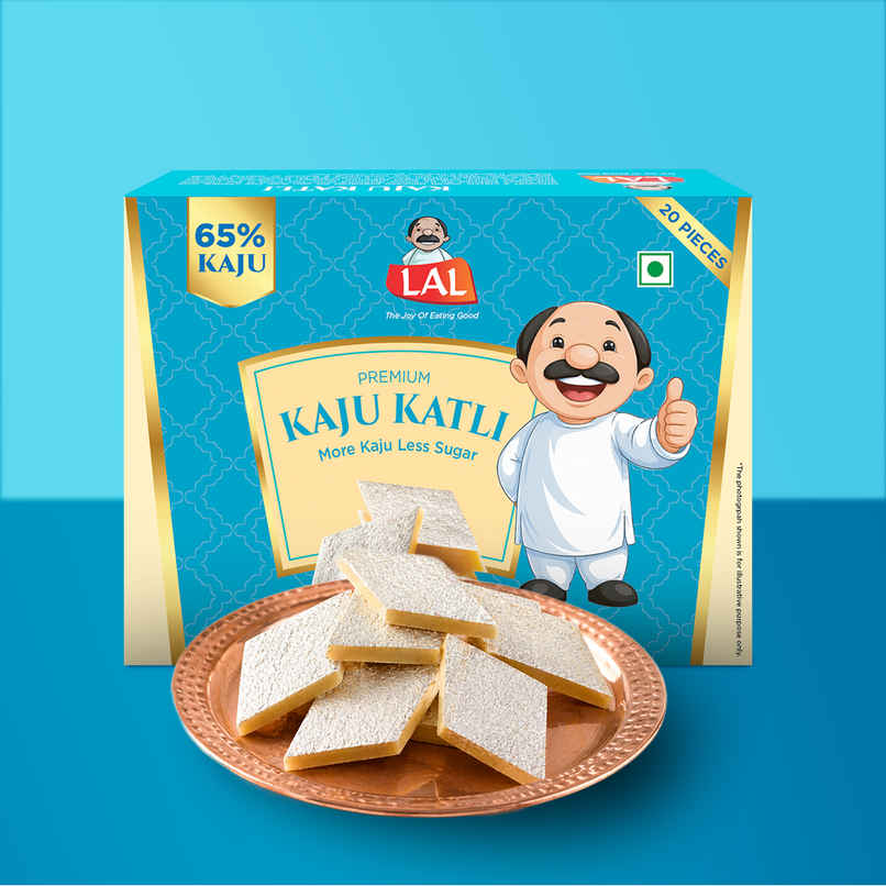 Lal 65% Cashew Premium Kaju Katli Lal 65% Cashew Premium Kaju Katli