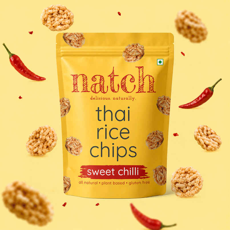 Natch Sweet Chilli Thai Rice Chips | No Palm Oil | Healthy Snacks Natch Sweet Chilli Thai Rice Chips | No Palm Oil | Healthy Snacks