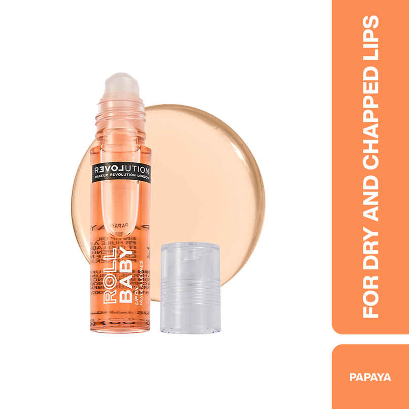 Makeup Revolution Relove Roll Baby Lip Oil (Papaya) Makeup Revolution Relove Roll Baby Lip Oil (Papaya)