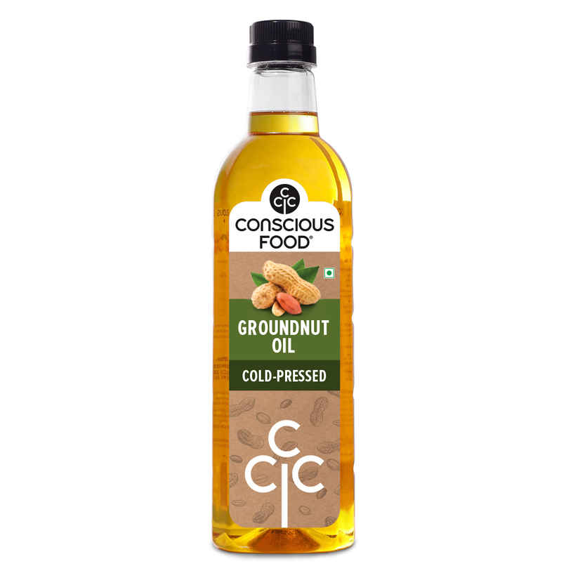 Conscious Food Cold Pressed Groundnut (Peanut) Oil | Healthy Cooking Oil