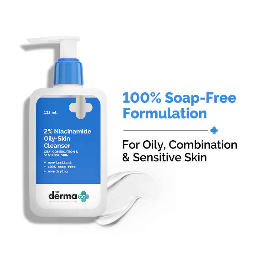 The Derma Co 2% Niacinamide Oily Skin Cleanser The Derma Co 2% Niacinamide Oily Skin Cleanser