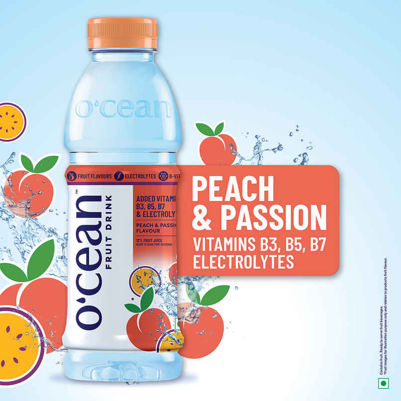 O'cean Fruit Water Peach & Passion Vitamin & Electrolyte Hydration O'cean Fruit Water Peach & Passion Vitamin & Electrolyte Hydration