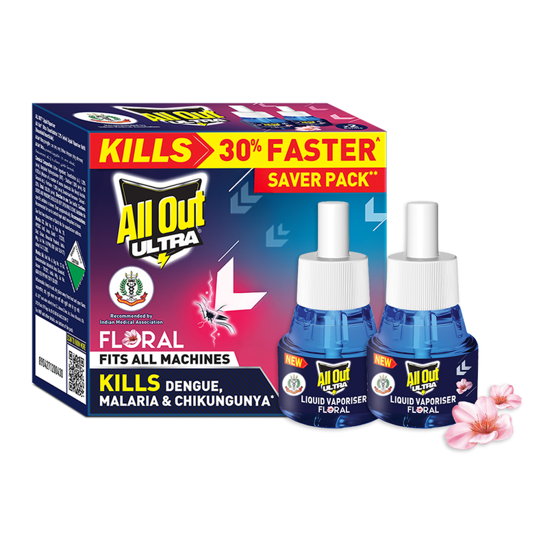 All Out Ultra Floral | 2 Refills | Mosquito Repellent