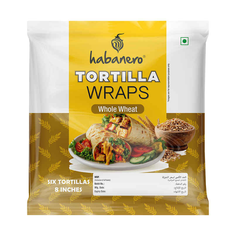 Habanero Whole Wheat Tortilla