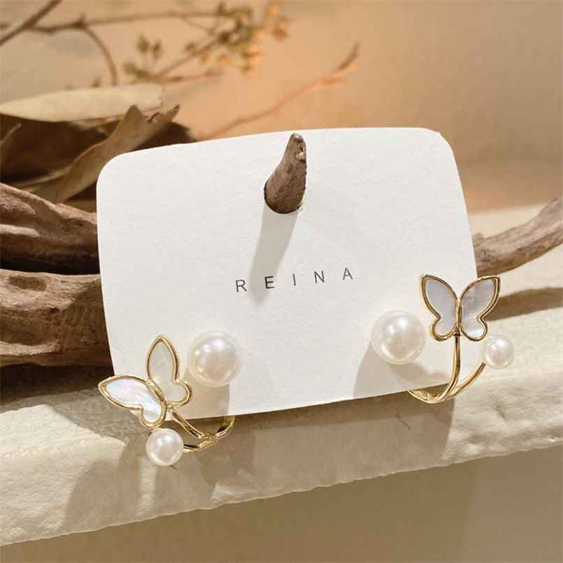 Beautynx Pearl Flutter Bloom Earrings | Gold | BNX-EAR-0032