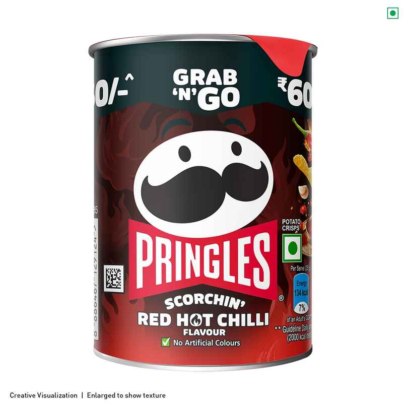 Pringles Scorchin Red Hot Chilli | Spicy & Crispy