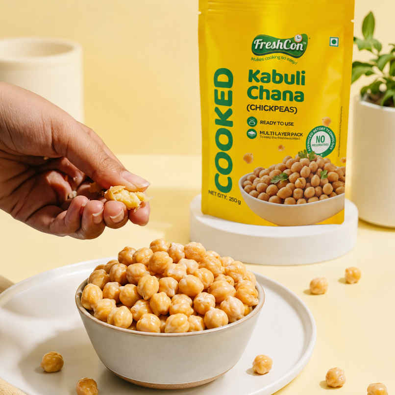 Freshcon Cooked Kabuli Chana | Chickpeas Freshcon Cooked Kabuli Chana | Chickpeas