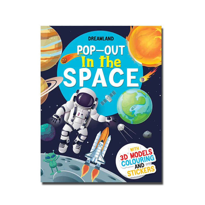 Pop Out In the Space Activity Book with 3D Models and Stickers