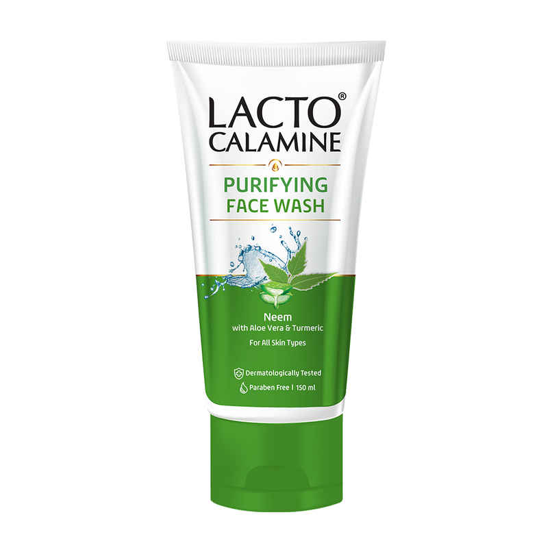 Lacto Calamine Facewash With Neem, Aloe Vera & Turmeric