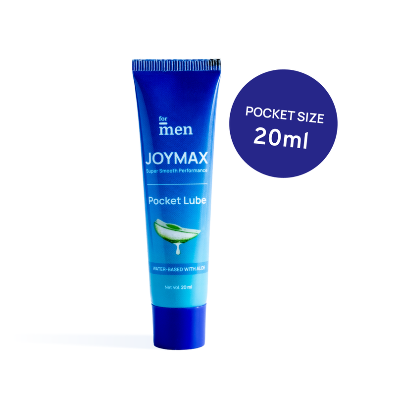 ForMen JoyMax Pocket Lube | Water Based Natural Intimate Massage Gel with Aloe Vera