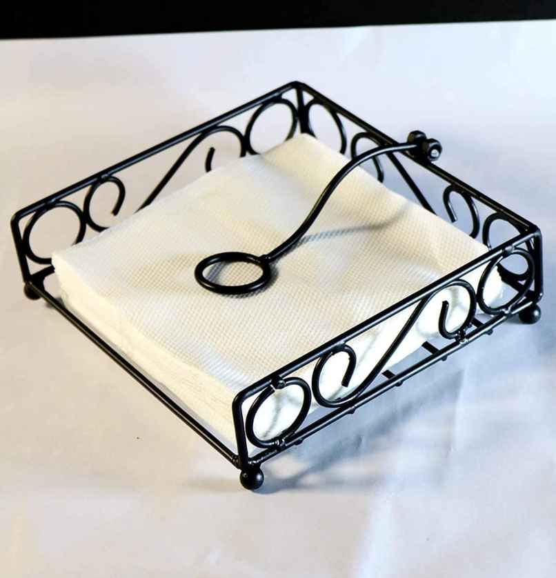 Perpetual Metal Napkin Holder | Silver Perpetual Metal Napkin Holder | Silver