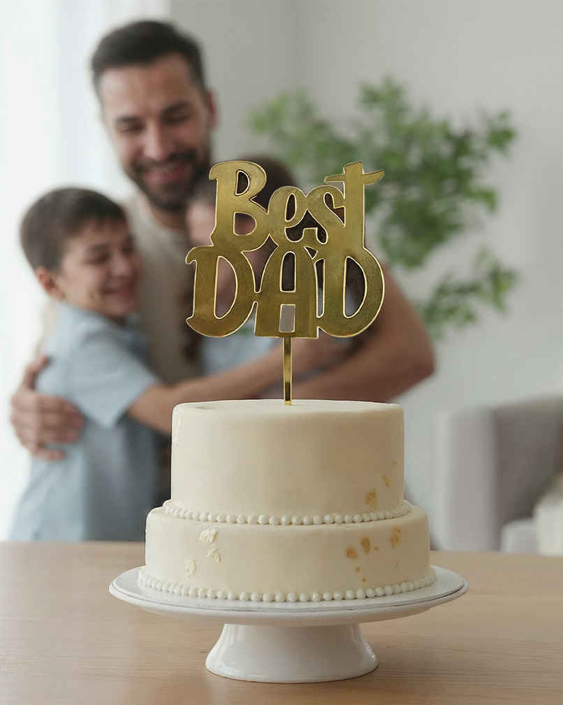 Best Dad Cake Topper | Mad Over Print Best Dad Cake Topper | Mad Over Print