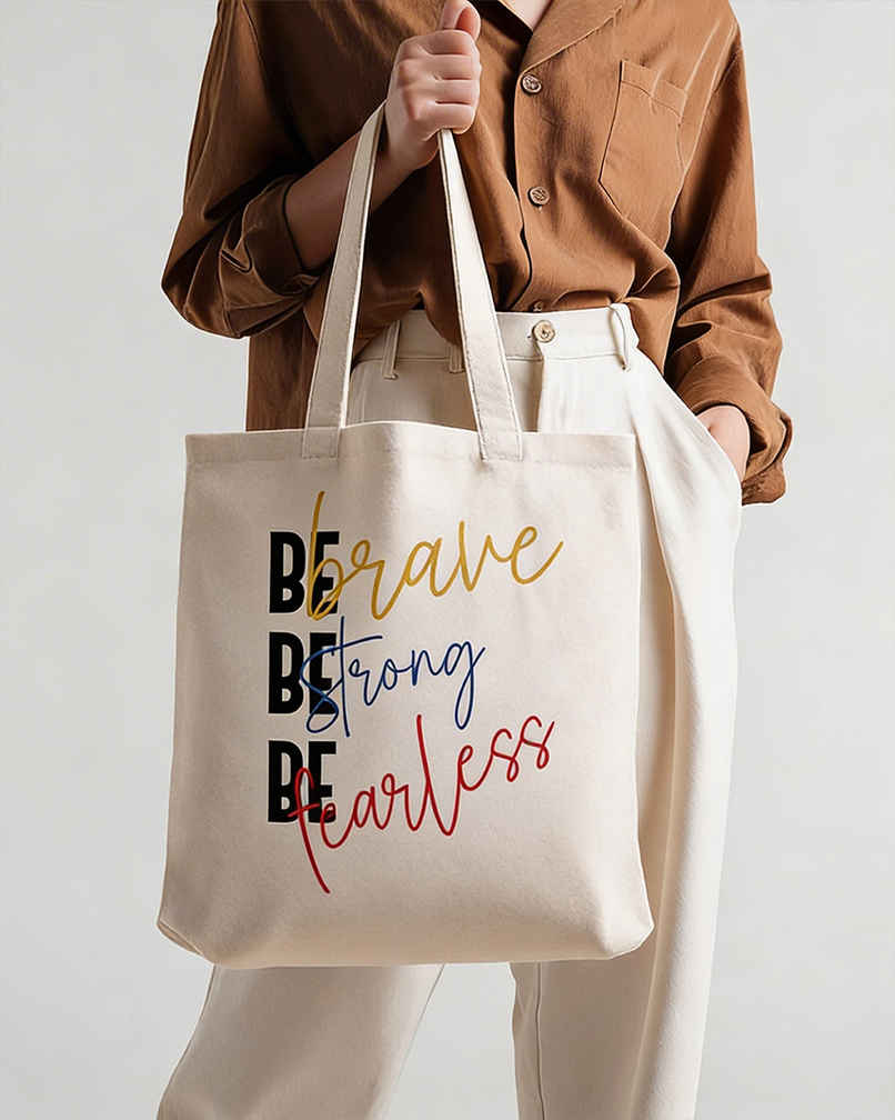 Be Brave Tote Bag | Mad Over Print Be Brave Tote Bag | Mad Over Print