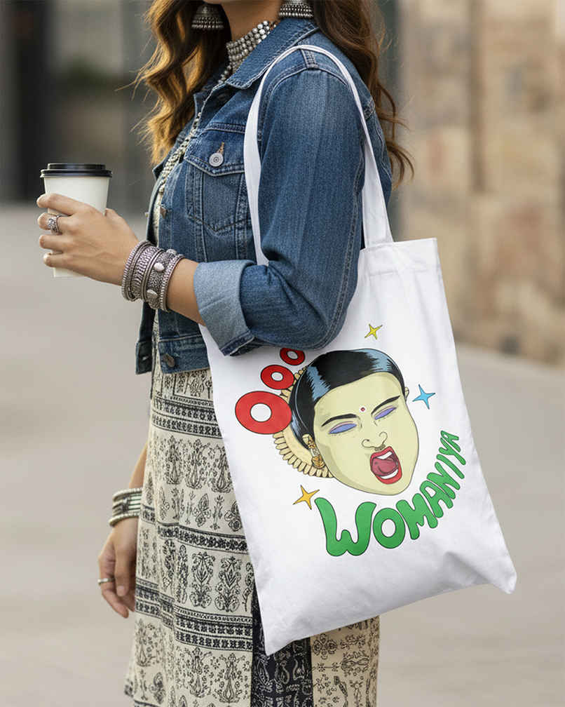 Oo Womaniya Tote Bag | Mad Over Print Oo Womaniya Tote Bag | Mad Over Print