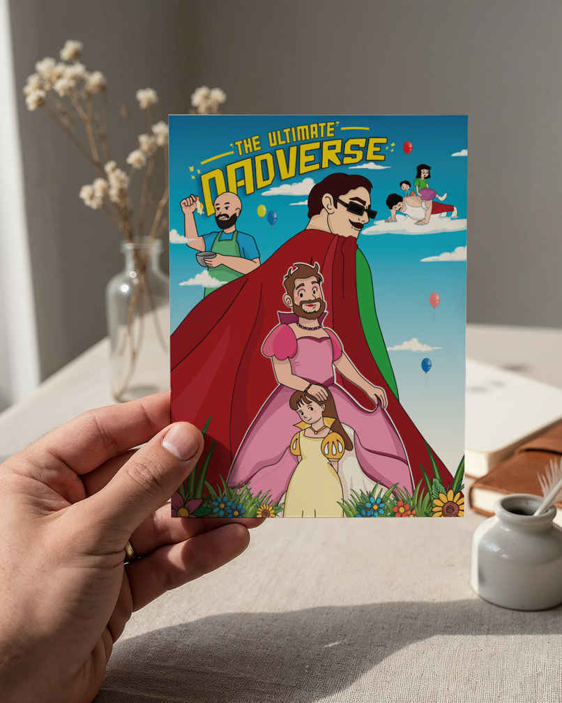 Iconic Dad Father's Day Comic Book | Mad Over Print