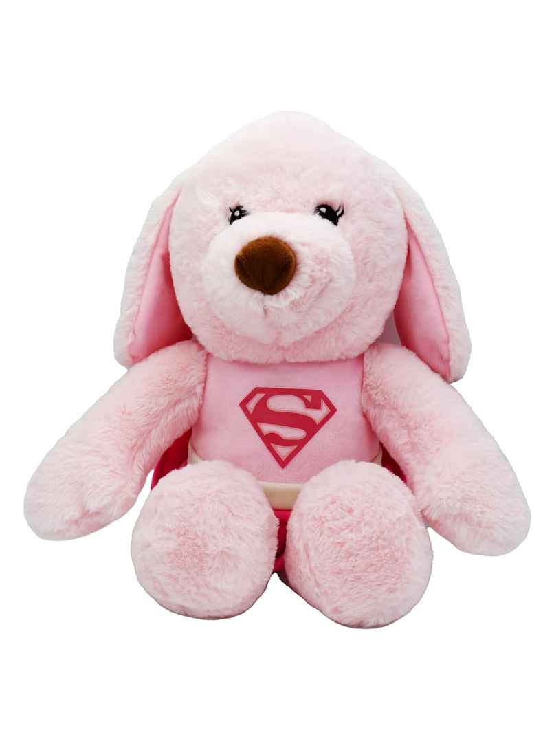 Mirada 30Cm Supergirl Bear Pink