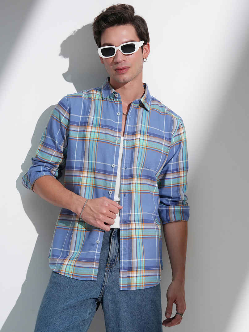 HIGHLANDER Men's Casual Shirt | Lavender - S HIGHLANDER Men's Casual Shirt | Lavender - S