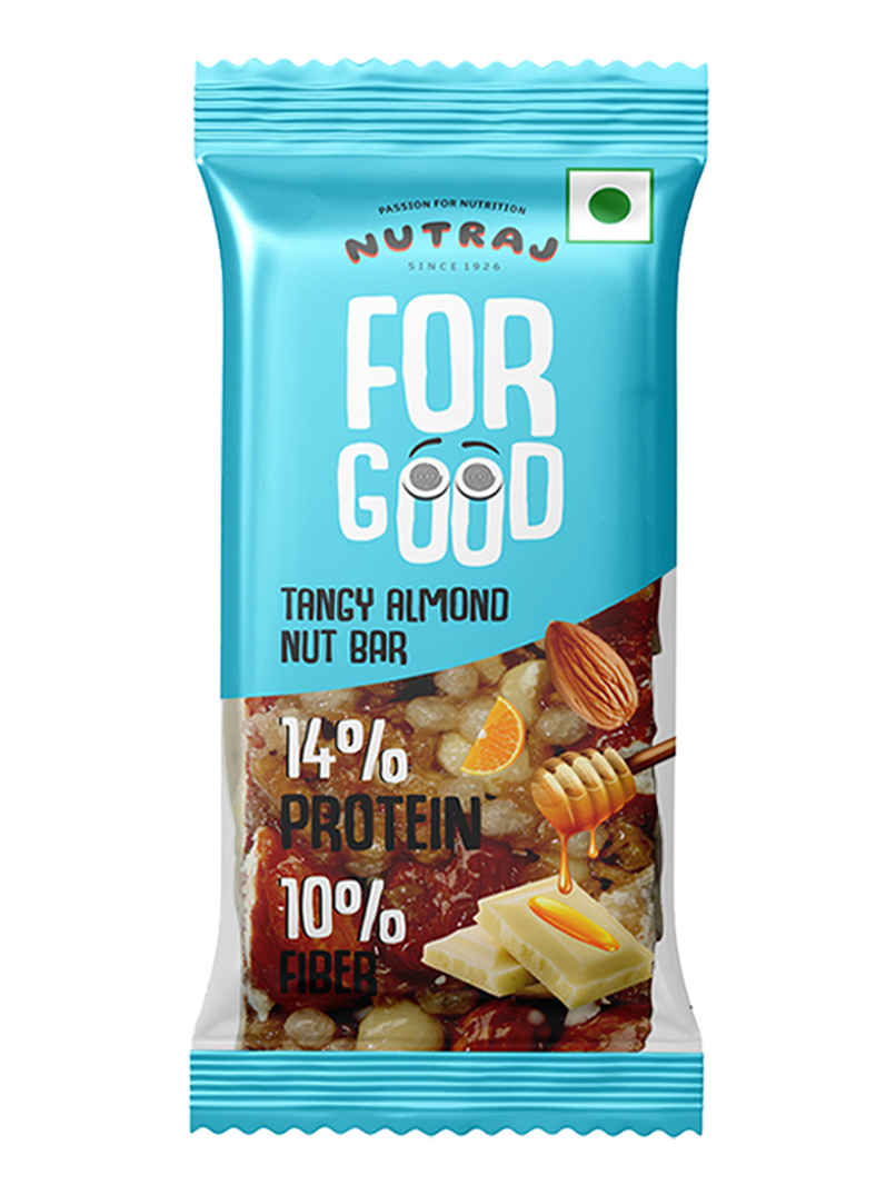 Nutraj For Good Tangy Almond Nut Bar