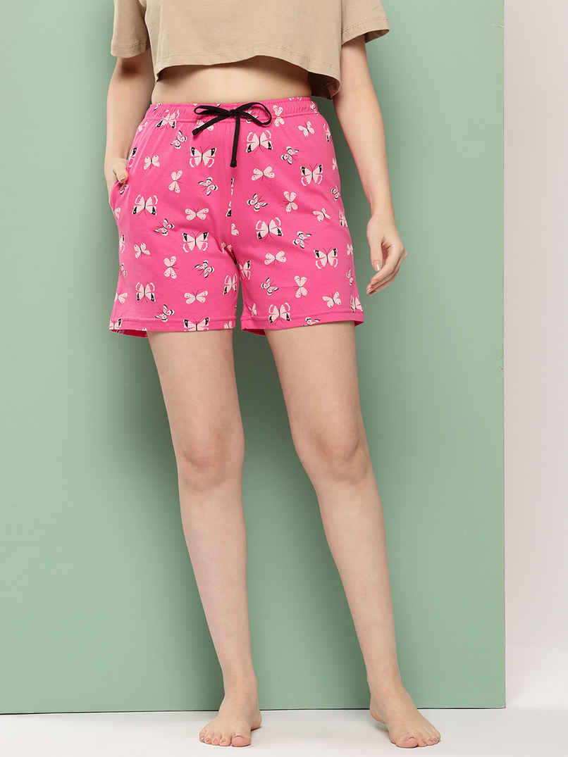 Ftx Women's Soft Printed Shorts | Pink - XL Ftx Women's Soft Printed Shorts | Pink - XL