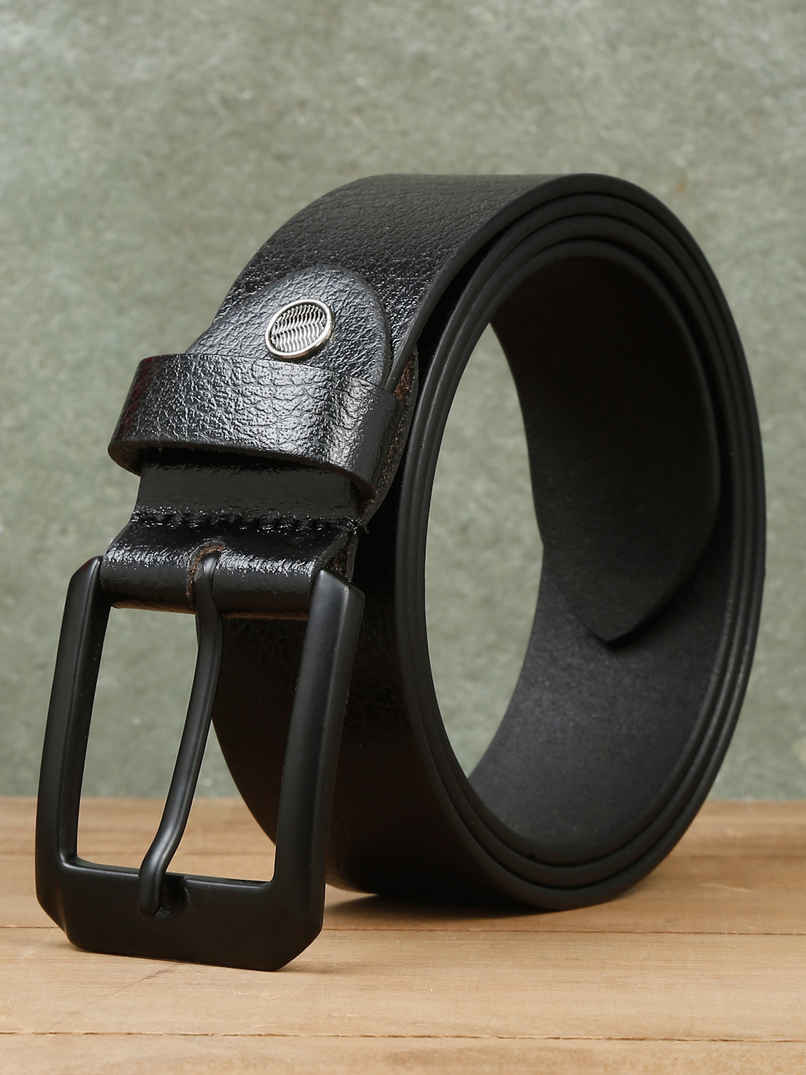 Teakwood Leather Men's Belt | Black | 34 inch