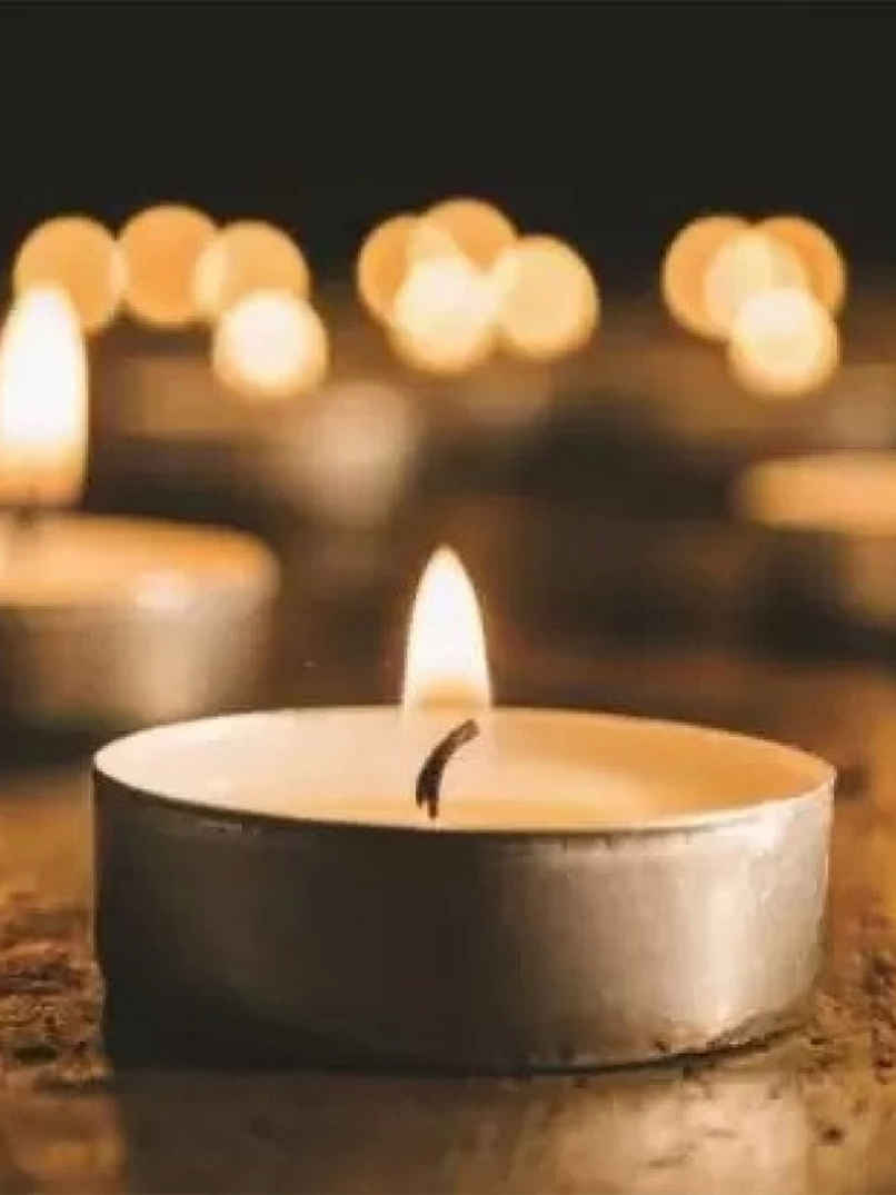 White Wax Unscented Tea Light Candles | Set of 100 | T Light Candles | eCraftIndia