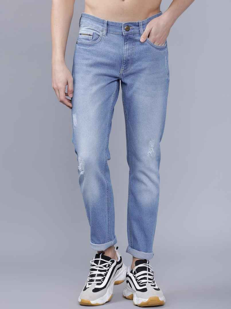 The Indian Garage Co Slim Fit Casual Jeans | Blue - 32 The Indian Garage Co Slim Fit Casual Jeans | Blue - 32