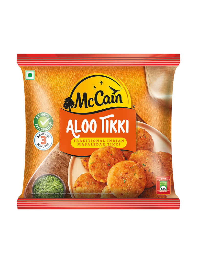 McCain Aloo Tikki | Frozen Ready To Cook Potato Snack