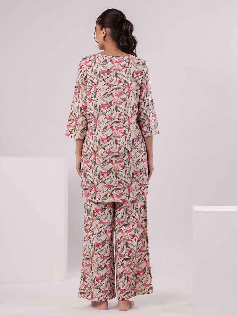 Sanskrutihomes Women Printed Colour Multicolor Night Suit SE-NSP-628 | S