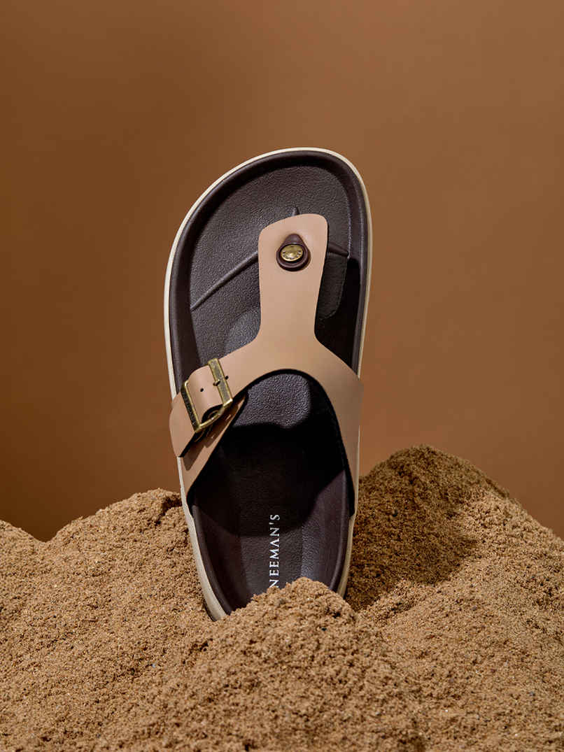 Neeman's Men's Purewhoosh Breeze Sandals | Beige - UK 7