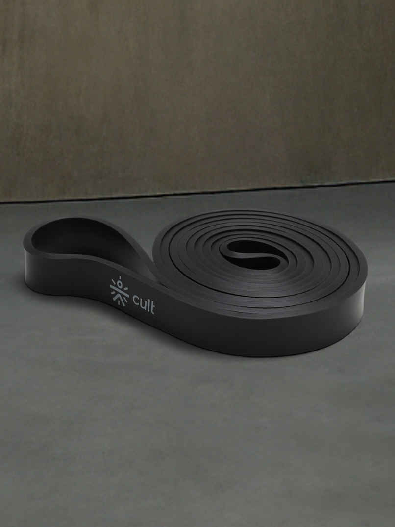 Cultfit Unisex Resistance Band for Stretching & Pull Ups | Black - 11-30 kg Resistance Cultfit Unisex Resistance Band for Stretching & Pull Ups | Black - 11-30 kg Resistance