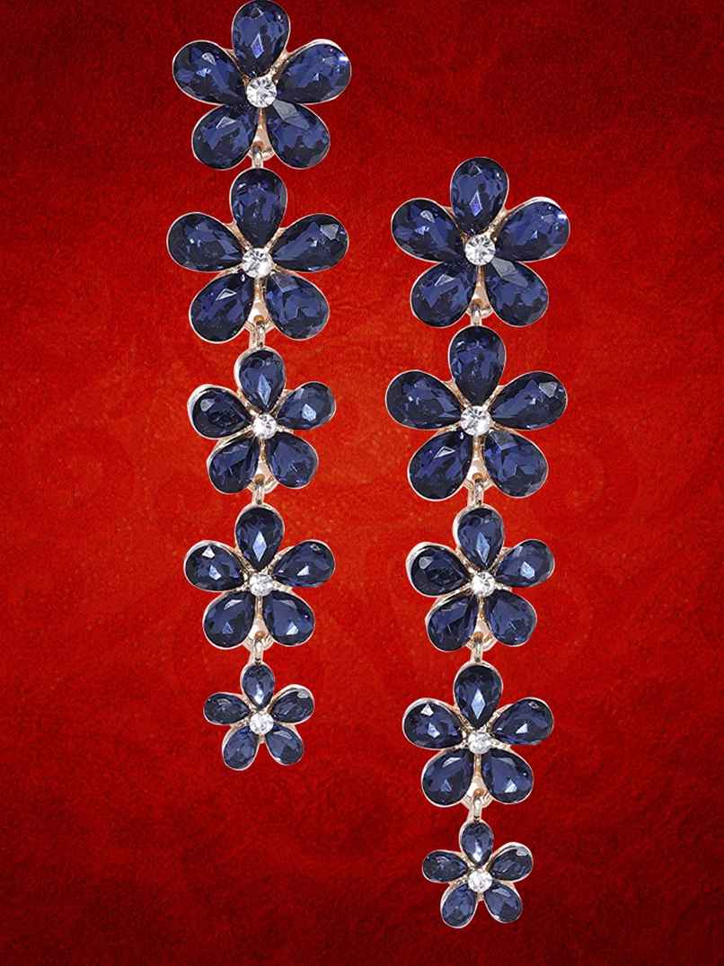 Youbella Aaa Swiss Zircon Earings Fashion Earrings For Girls And Women (Blue)(Ybear - 32178) Youbella Aaa Swiss Zircon Earings Fashion Earrings For Girls And Women (Blue)(Ybear - 32178)