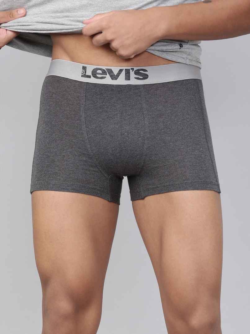 Levi's 018 Men's Neo Trunk | Contoured Double Pouch | D. Grey Mel | S Levi's 018 Men's Neo Trunk | Contoured Double Pouch | D. Grey Mel | S