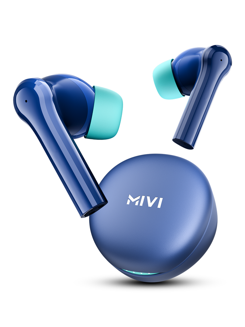 Mivi DuoPods Maxx TWS, 13mm Bass, 50H Playtime, AI ENC Calls, Gaming Mode, BT 5.3, Type C Mivi DuoPods Maxx TWS, 13mm Bass, 50H Playtime, AI ENC Calls, Gaming Mode, BT 5.3, Type C