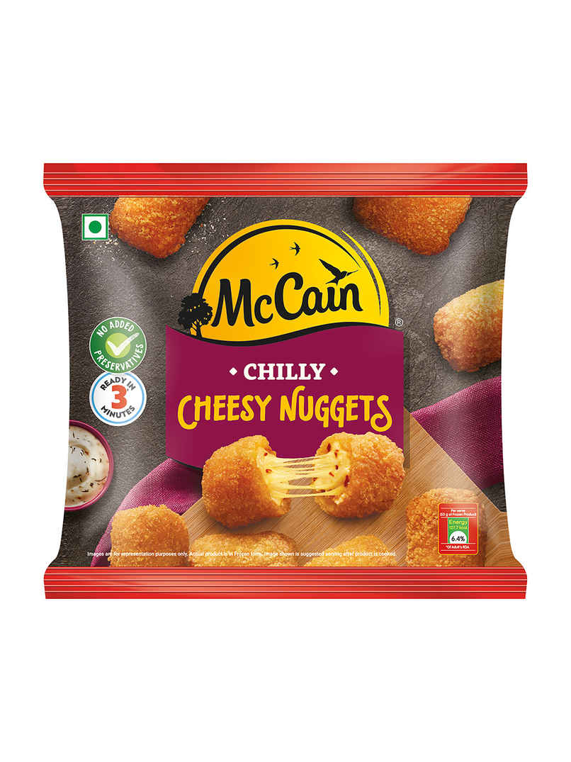 McCain Chilli Cheesy Nuggets | Frozen Ready To Cook McCain Chilli Cheesy Nuggets | Frozen Ready To Cook