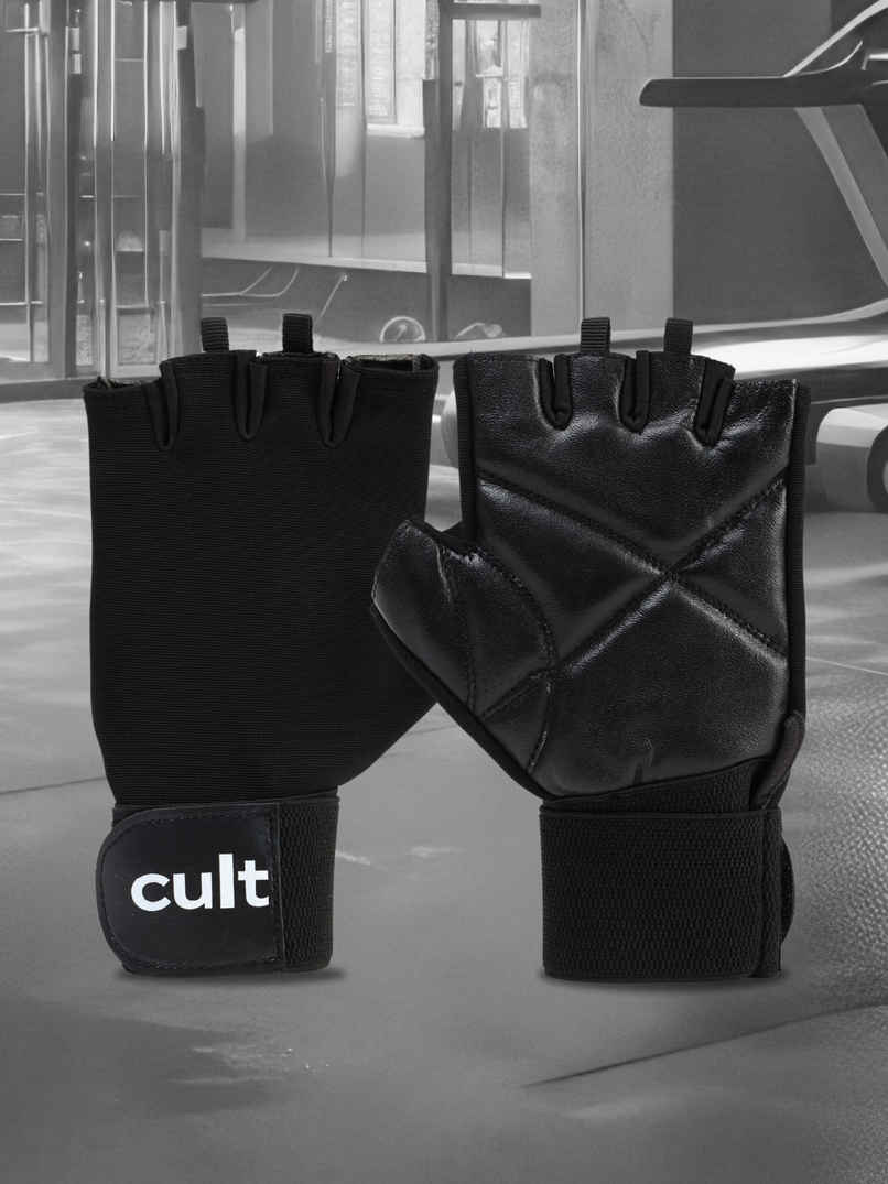 Cult Gym Gloves Small All Black Cult Gym Gloves Small All Black