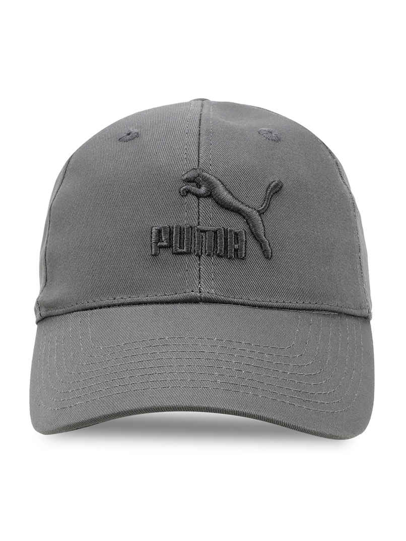Puma Archive Logo Baseball Cap | Grey Puma Archive Logo Baseball Cap | Grey