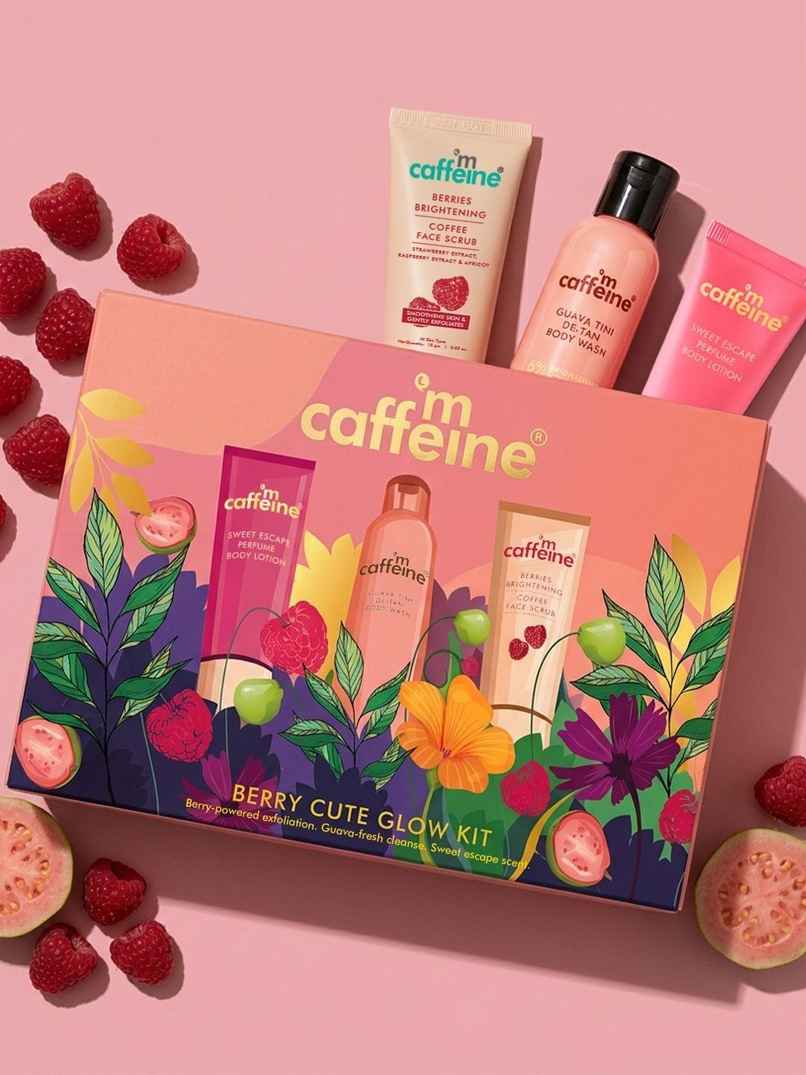 mCaffeine Berry Cute Glow Gift Kit